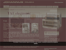 Tablet Screenshot of johannus.pl